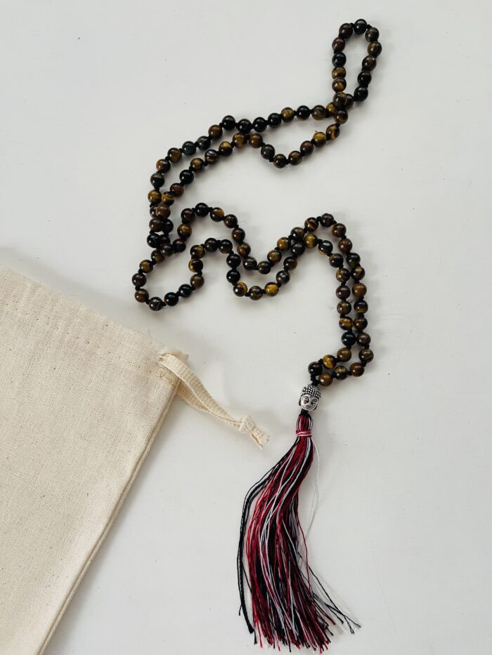 Balinese Lucky Tigers Eye Mala Beads